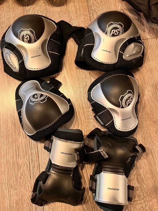 Rolki Rollerblade spark tr80 + Ochraniacze Powerslide + Plecak Oxelo