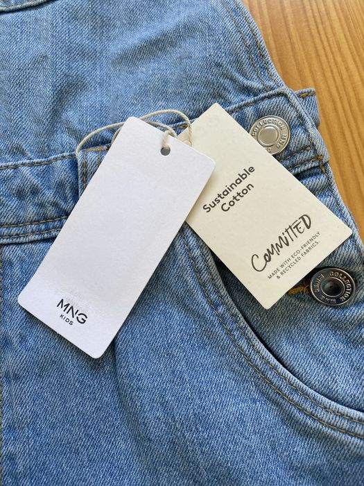 Macacão/jardineiras ganga Mango