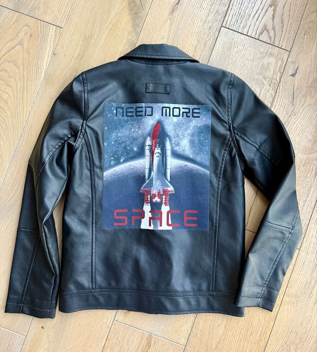 Куртка косуха з екошкіри на 134/140