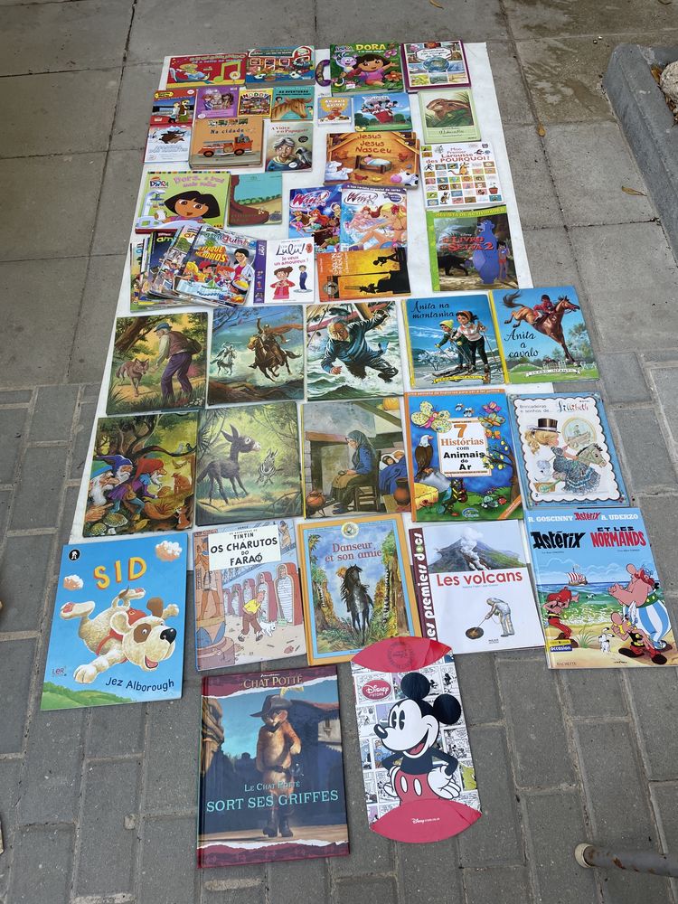 Vendo lote diverso de livros infantis e juvenis oportunidade