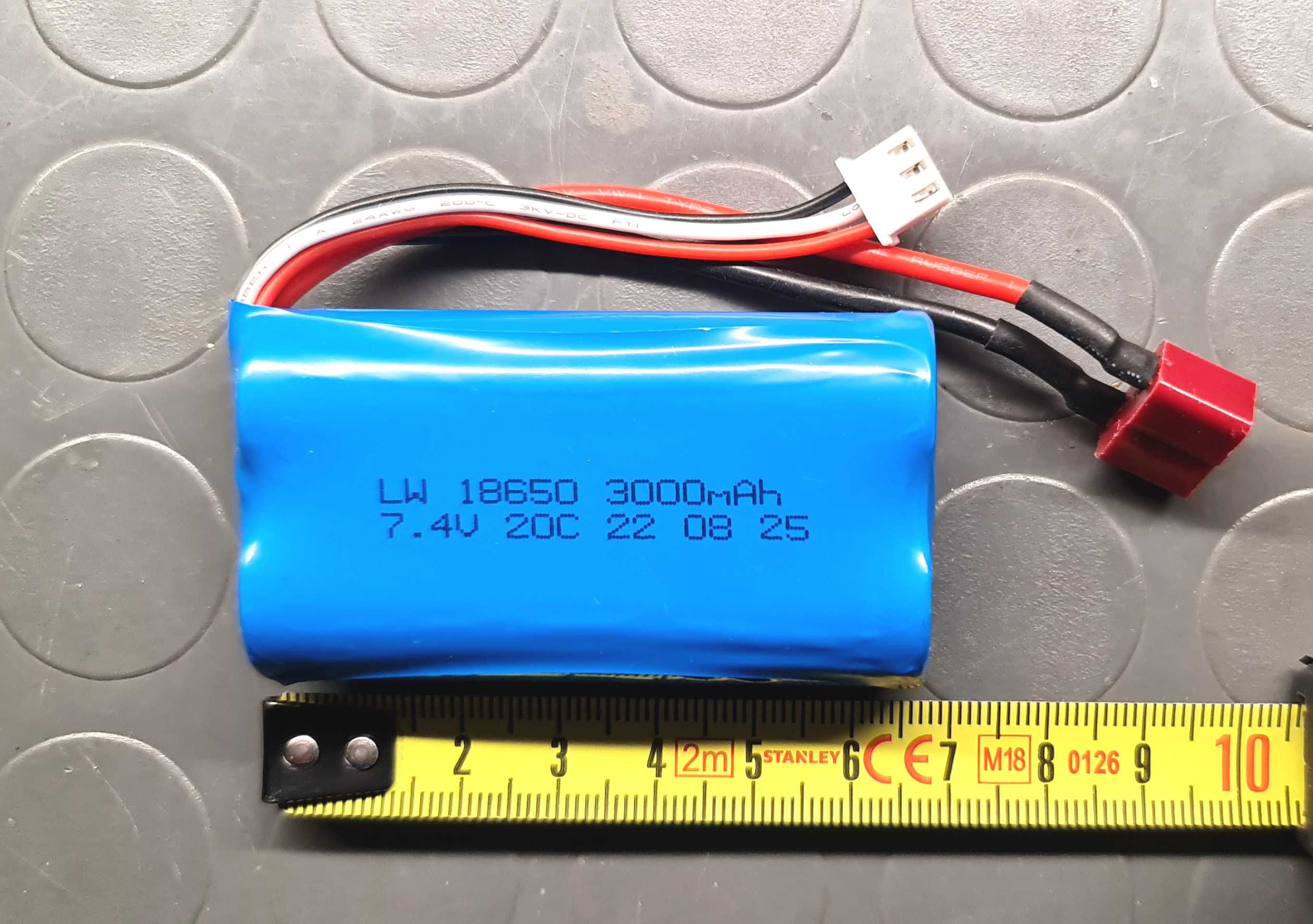 Bateria Lipo 7,4V - 3000mAh- Nova