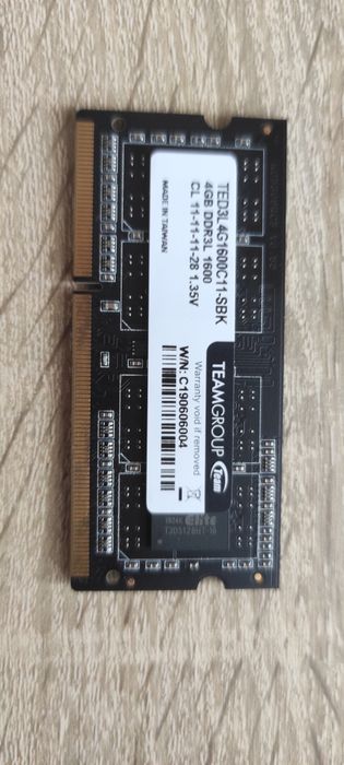 Пам'ять до ноутбука DDR3 4Gb