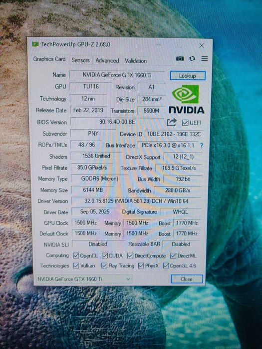Komputer Gamingowy i5 9400F /GTX 1660 Ti / 16GB / SSD M.2 512GB