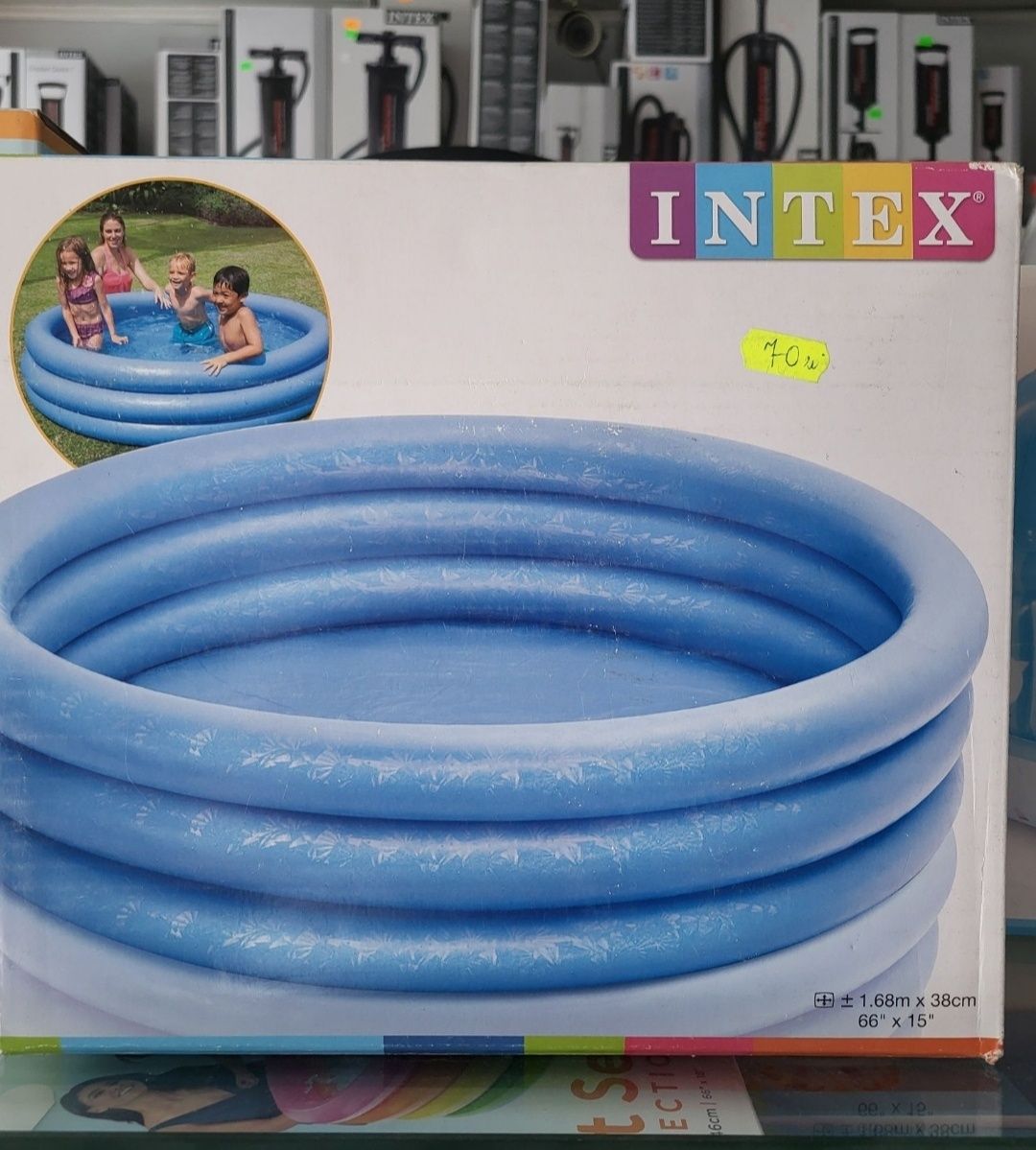Zabawka wodna basen dmuchany 168x38 intex nowy u tigera sklep