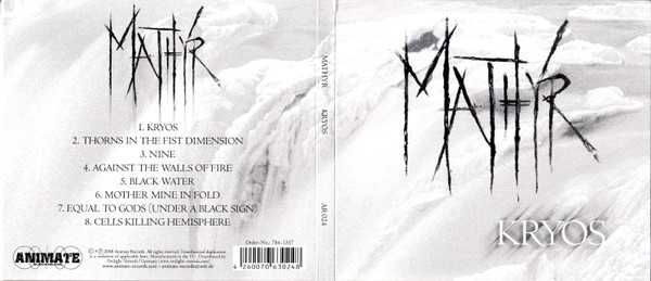 MATHYR cd Kryos           black metal folia