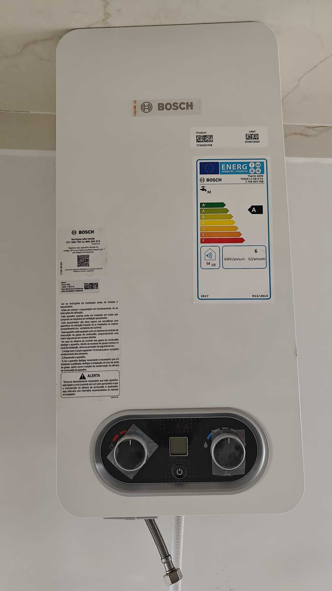Esquentador Bosch Therm 4200 (Nunca usado, sem caixa)
