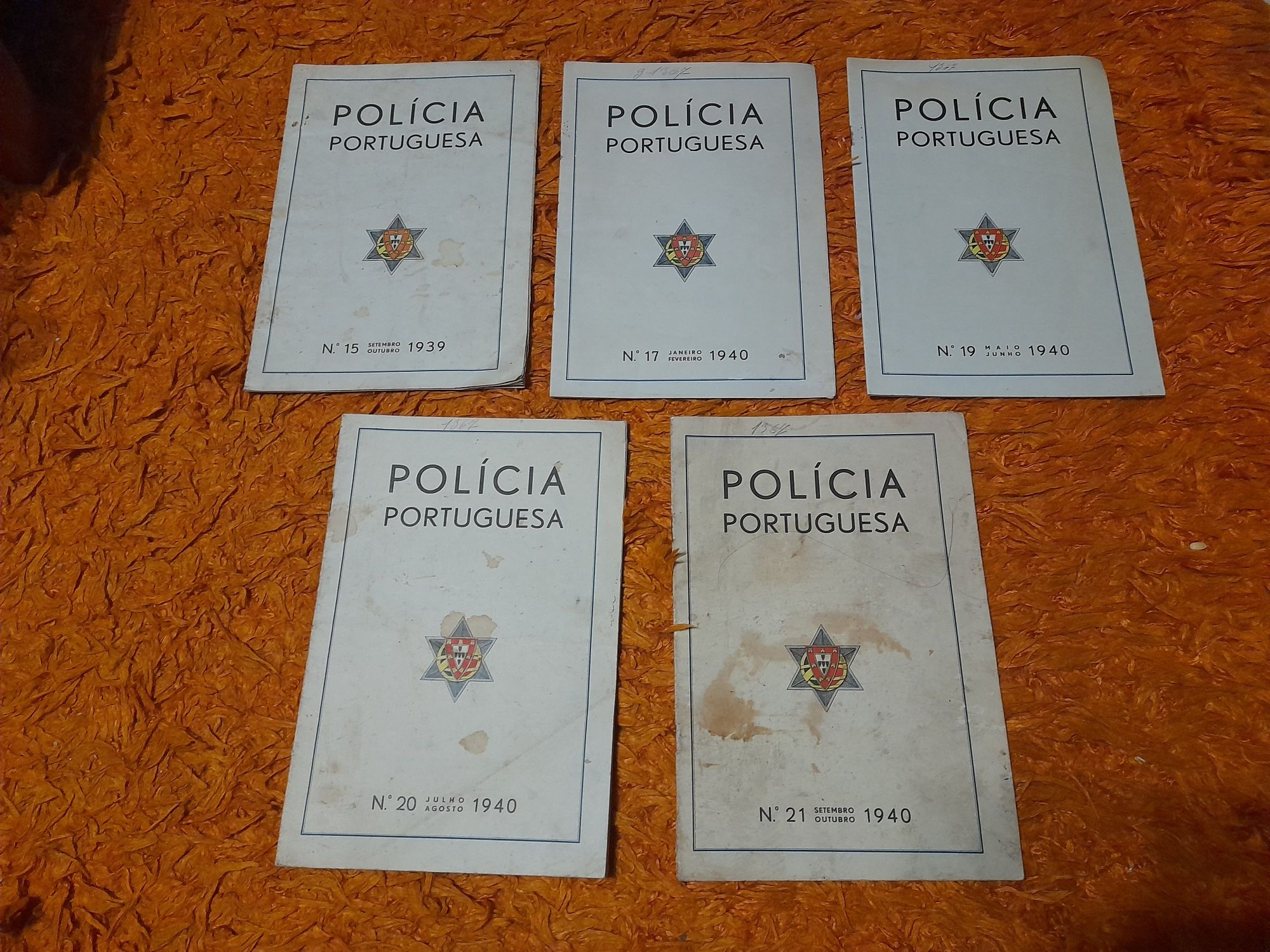 Revista Polícia Portuguesa antiga 1940 cada = 5€