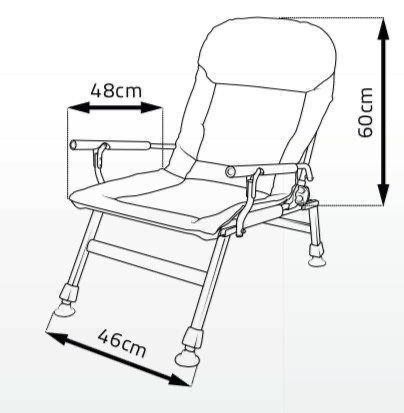 Крісло карпове,риболовне M-Elektrostatyk F5R/STP