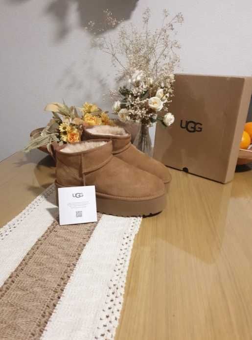 UGG Classic Ultra Mini Platform Boot Chestnut.37