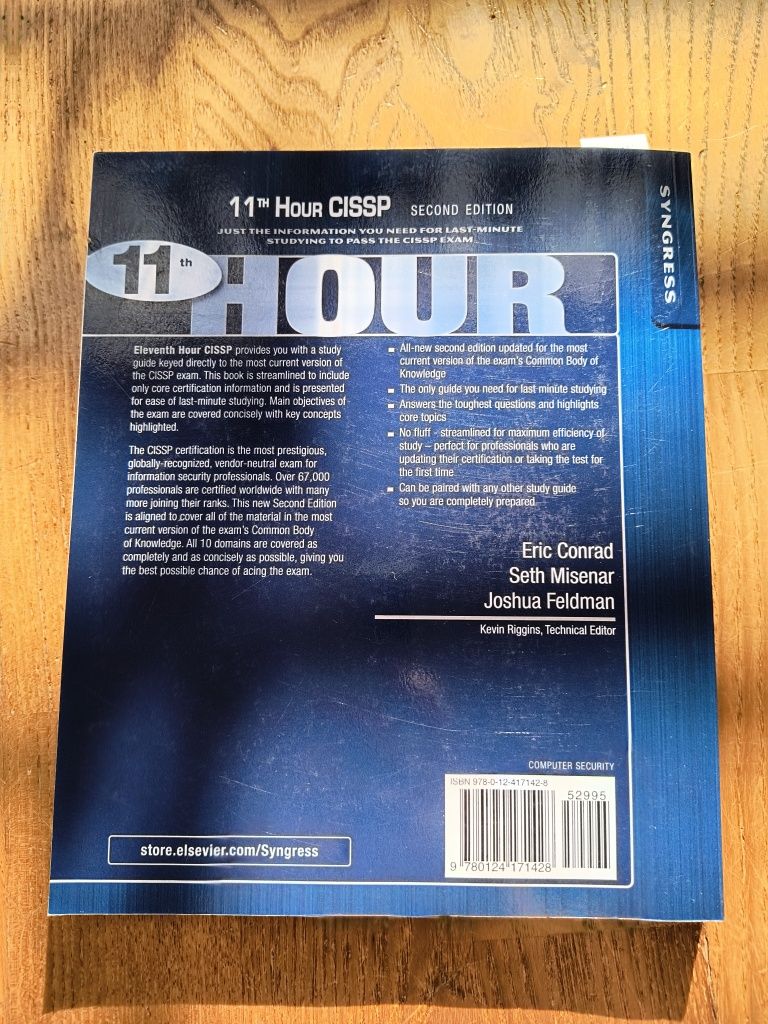 11th hour CISSP study guide