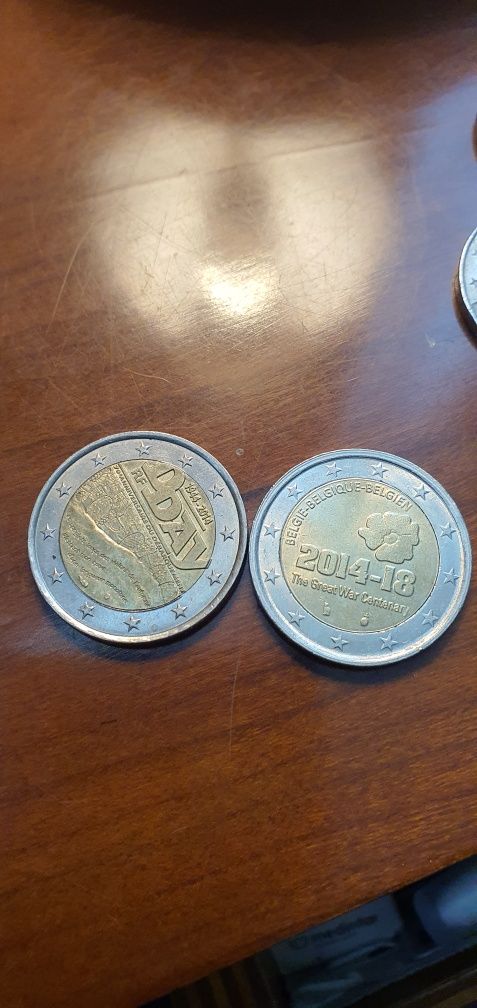 Moedas de 2€ com defeito de cunhagem