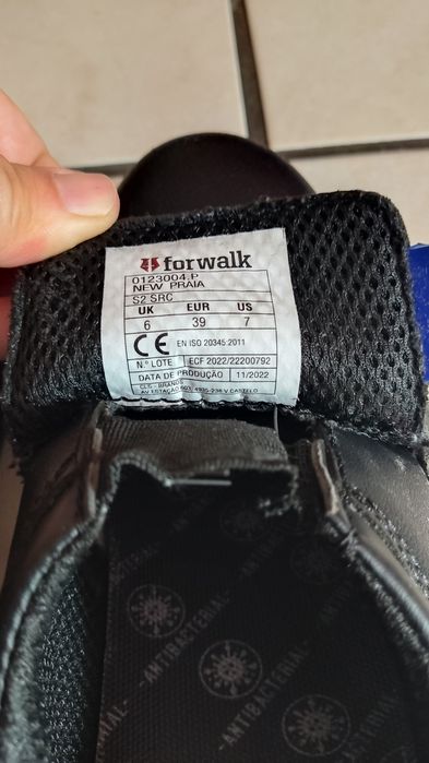 Sapatos de proteção segurança