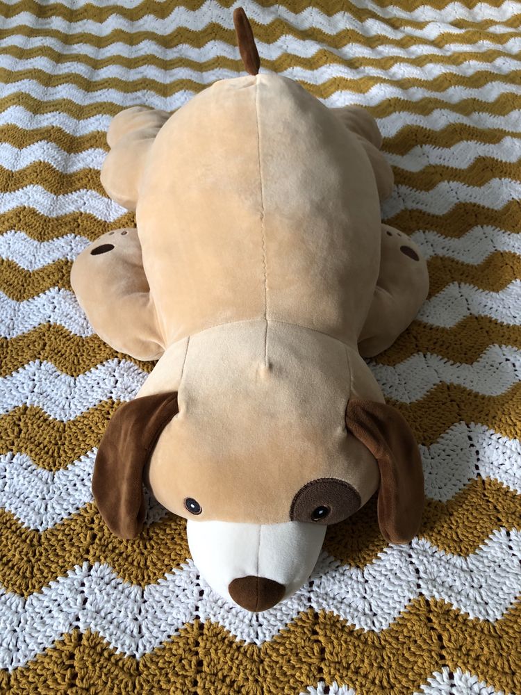 Pluszowa maskotka leżąca Pies Smiki 80 cm