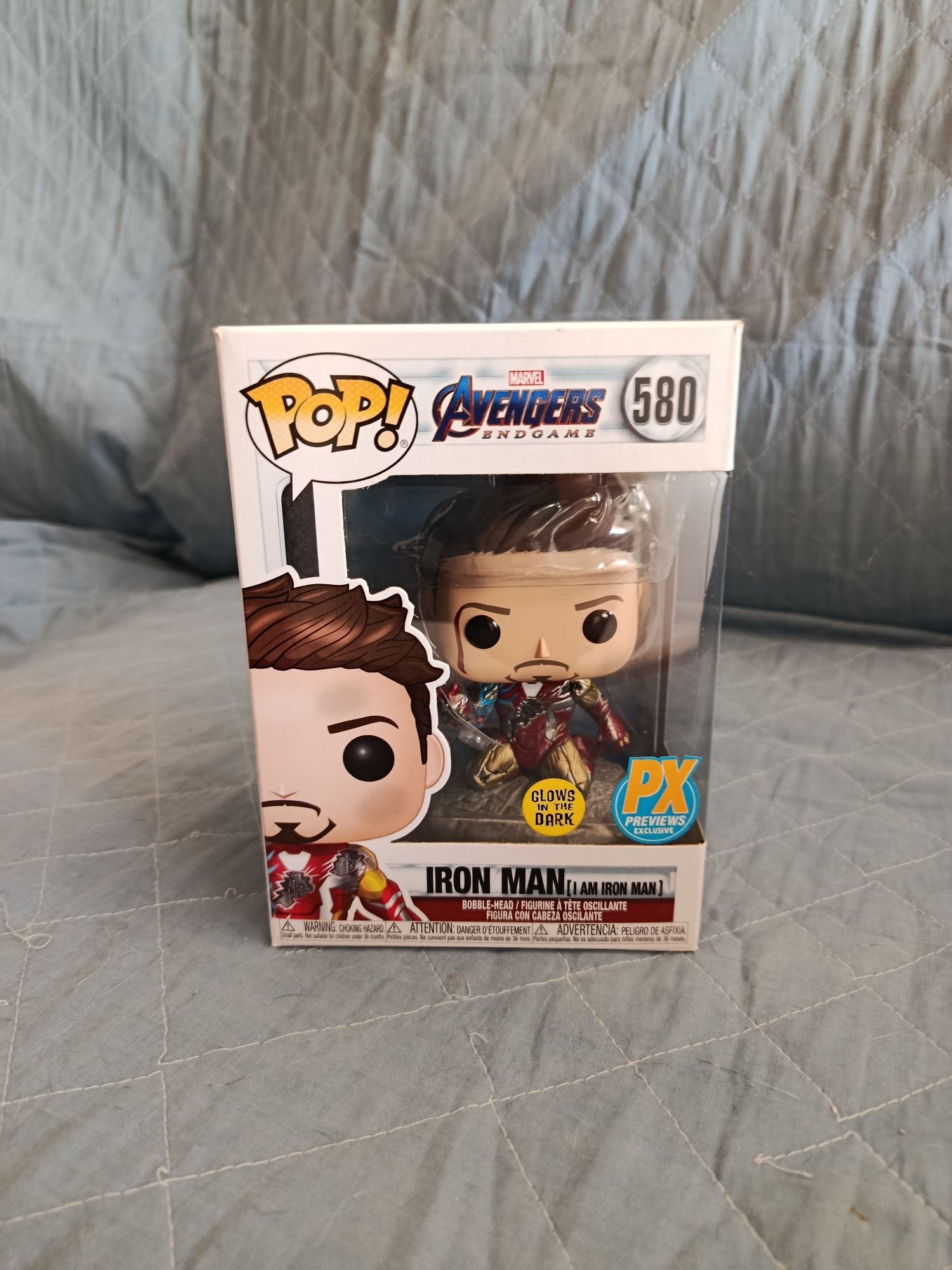Funko Pop Marvel Avengers Endgame I am Iron Man Special Edition & Glow