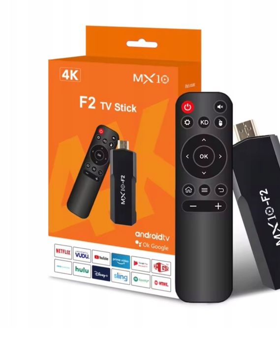 Smart TV Stick Adapter Odtwarzacz Pilot Przystawka  Android 4K Przejsc