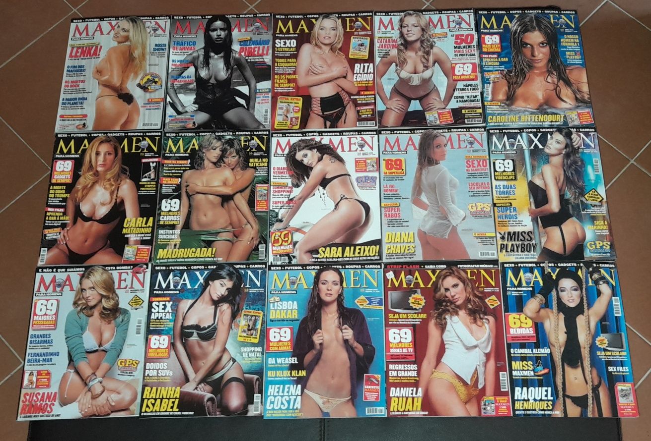 Revistas MAXMEN de Setembro de 2003 a Maio 2011