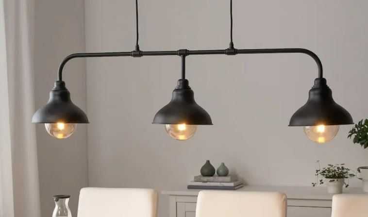 Candeeiro de teto 3 lâmpadas - IKEA , modelo AGUNNARYD