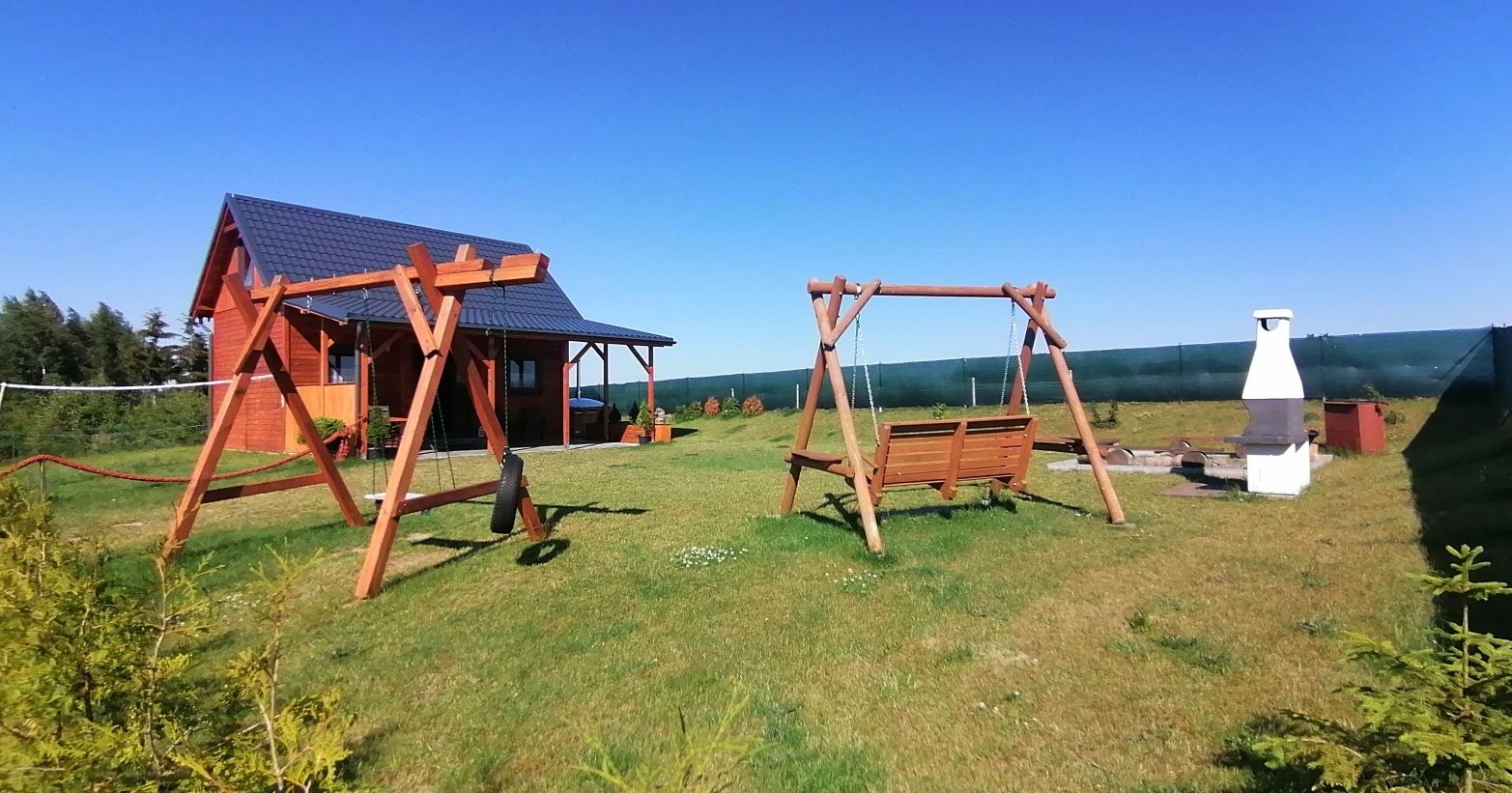 Wolny weekend domek kaszuby jacuzzi, balia, sauna beczka gorąca