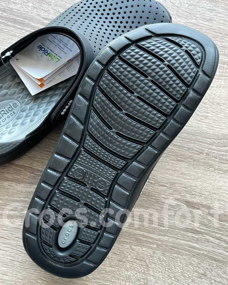 Крокси чорні crocs LiteRide чоловічі і жіночі , лайтрайд 36-44