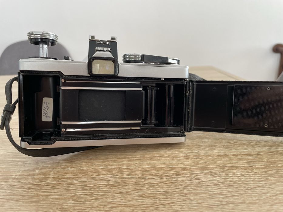 Olympus OM-1 com lente olympus F. Zuiko 50mm f1: 1.18