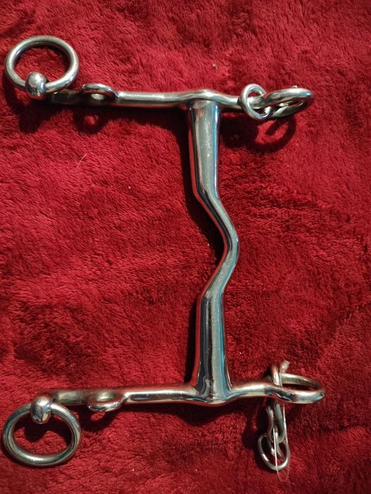 Wędzidło munsztukowe Silk Steel 13,5cm.