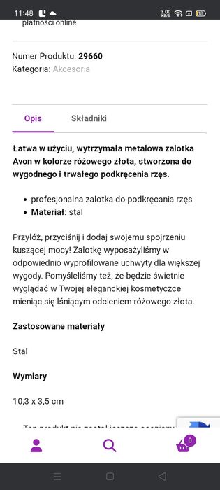 Zalotka do rzęs Avon