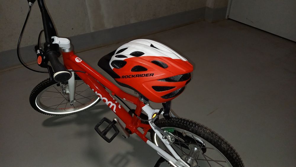 Kask rockrider BTWIN MTB 500 red 51-56