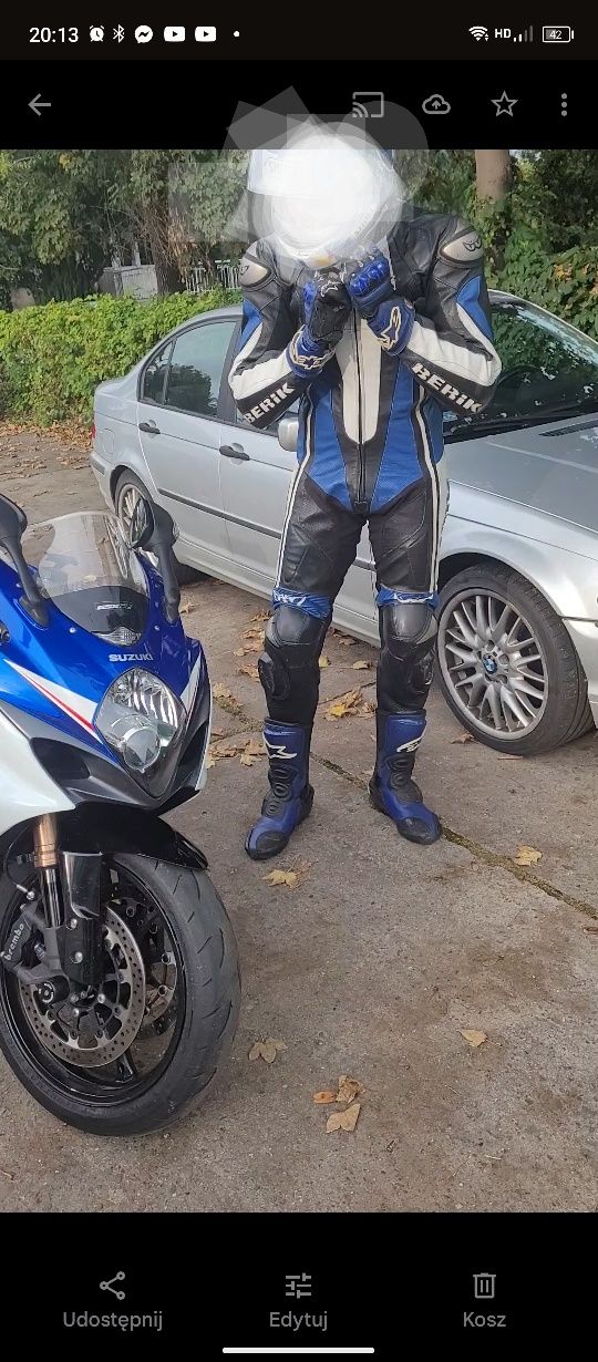 Kombinezon motocyklowy Berik rozm. 46/56