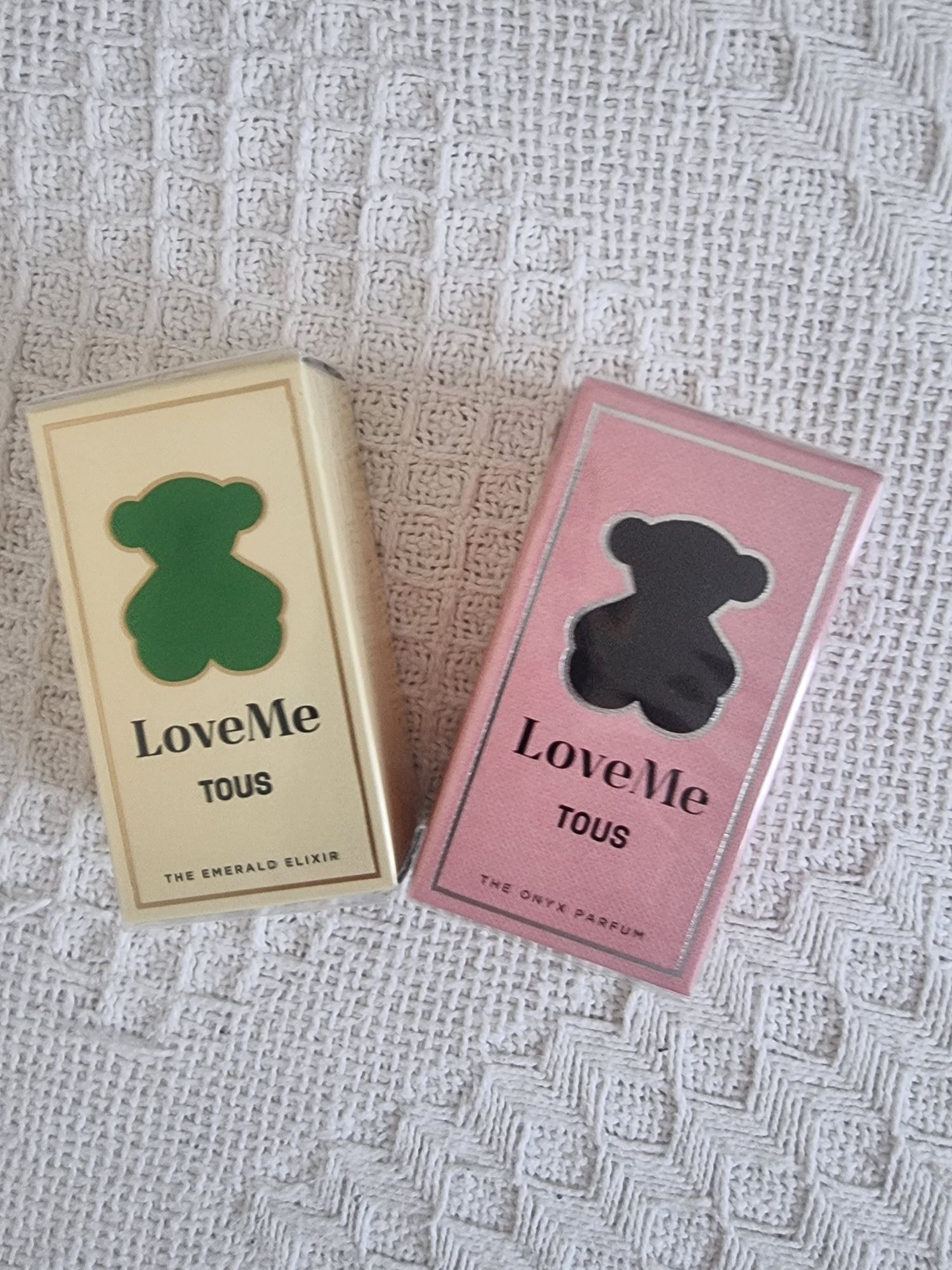 2 szt Love Me TOUS The ONYXParfum , The Emerald Elixir 2×15 ml Nowe o