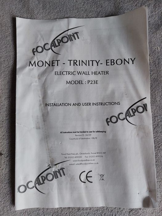 Kominek gazowy Monet focal point