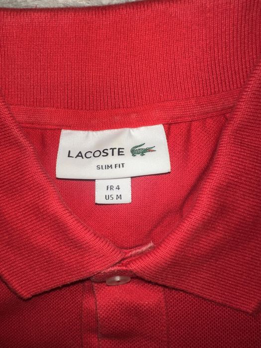 Polo Lacoste Vermelho Slim Fit