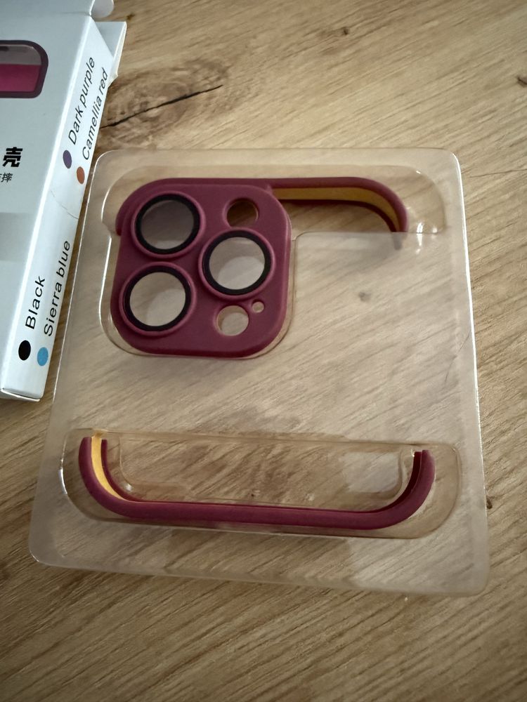 Etui bumper zderzak bordowe iPhone 16 PRO