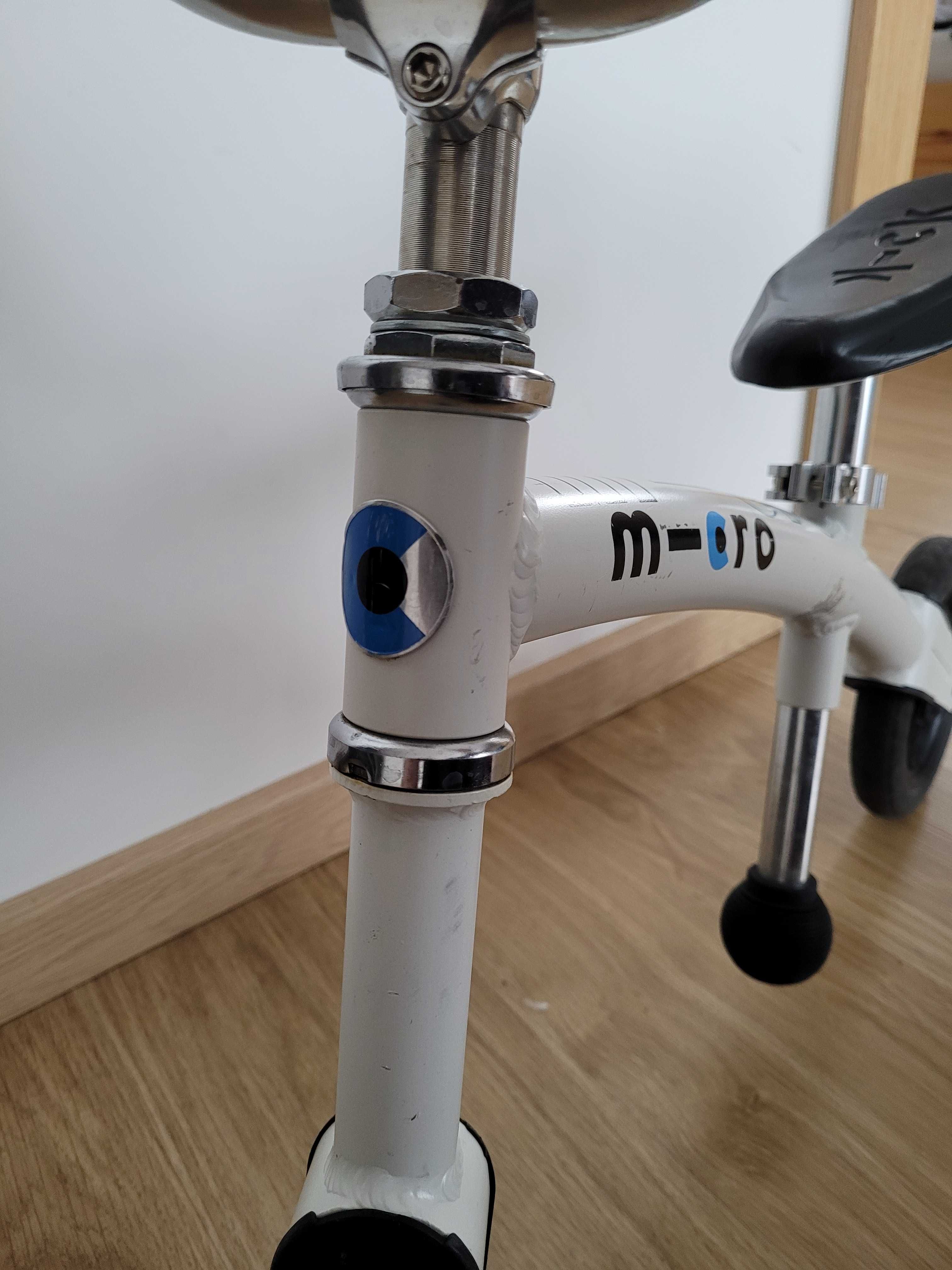 Lekki regulowany aluminiowy rowerek biegowy Micro G-Bike Chopper