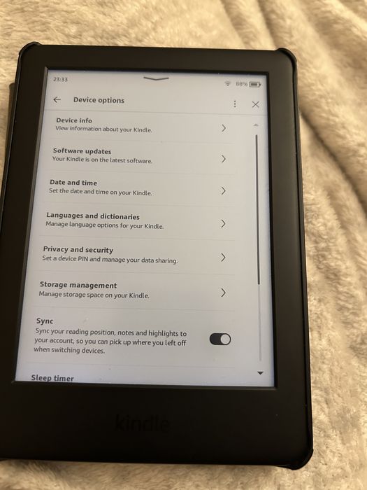 Kindle 10th gen paperwhite usado como novo