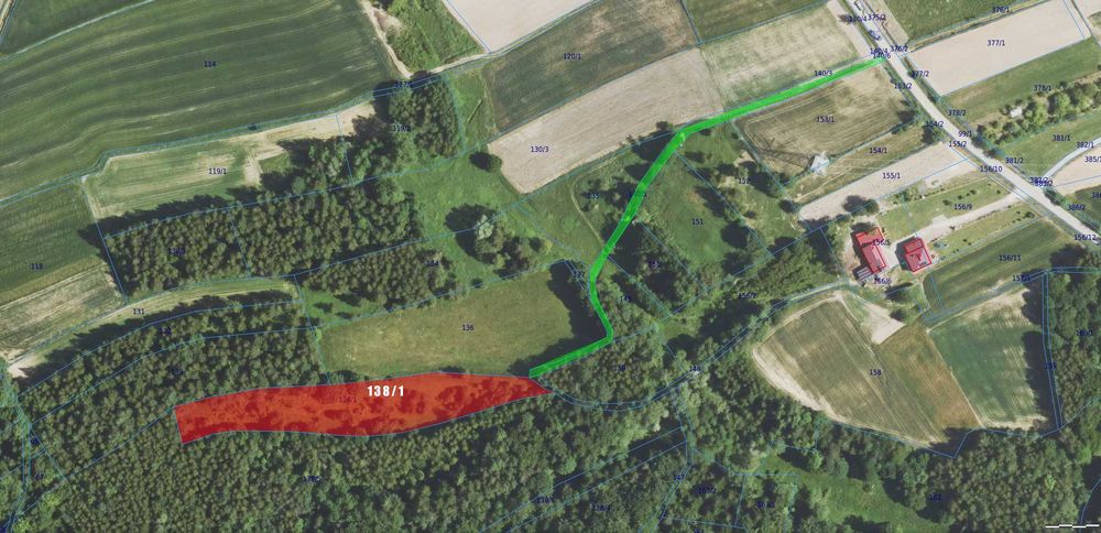 Działka 50ar w spokojnej okolicy pod lasem bez pośredników