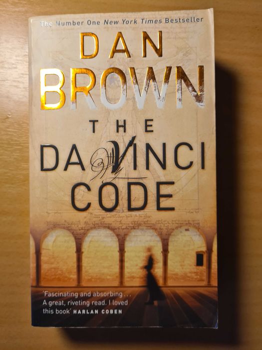Livro  "The Da Vinci Code" de Dan Brown