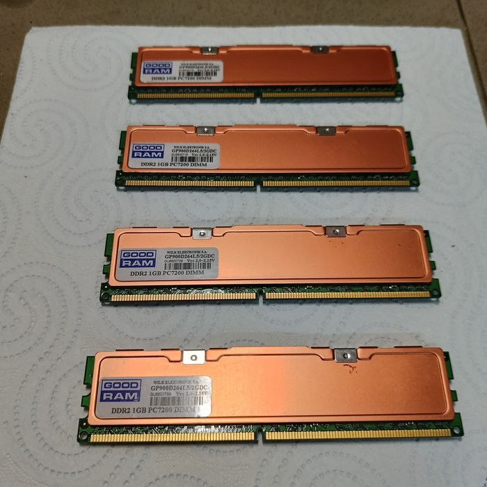 Pamięć DDR2 Goodram PRO 4 GB (4*1GB) PC7200