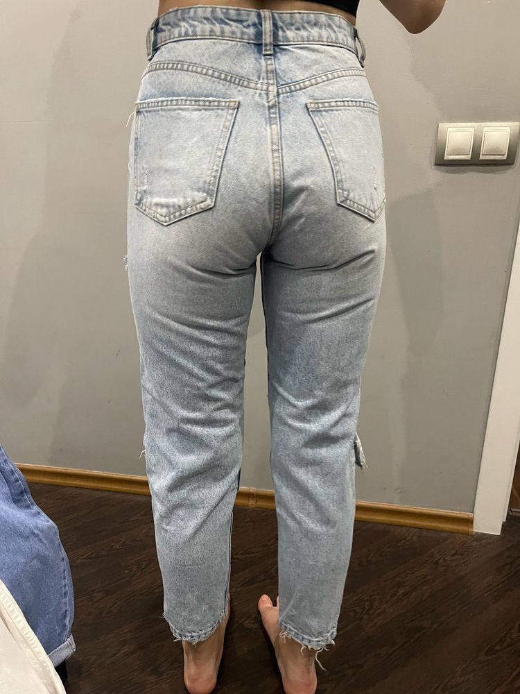 ZARA Жіночі джинси з дирками