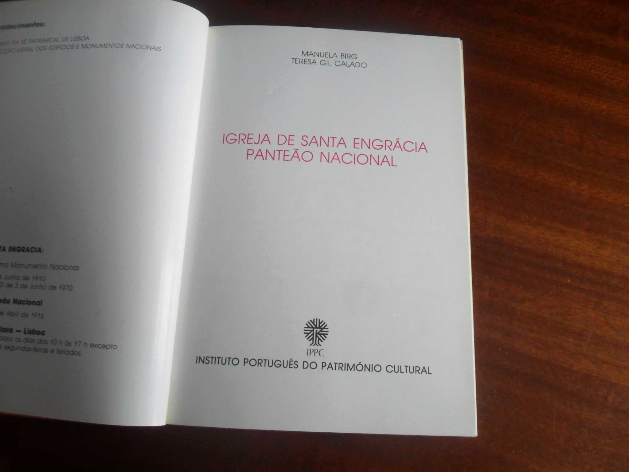 "Panteão Nacional/Igreja de Santa Engrácia" de Manuela Birg - Ed. 1988