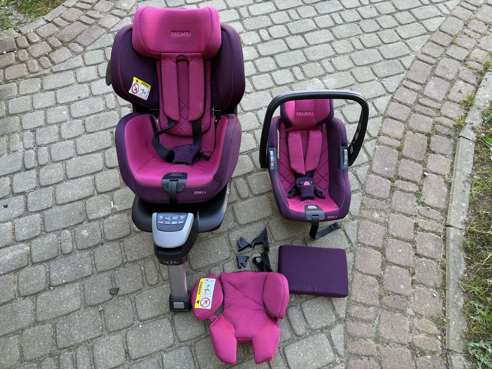 Fotelik RECARO ZERO 1 komplet z nosidełkiem recaro i bazą