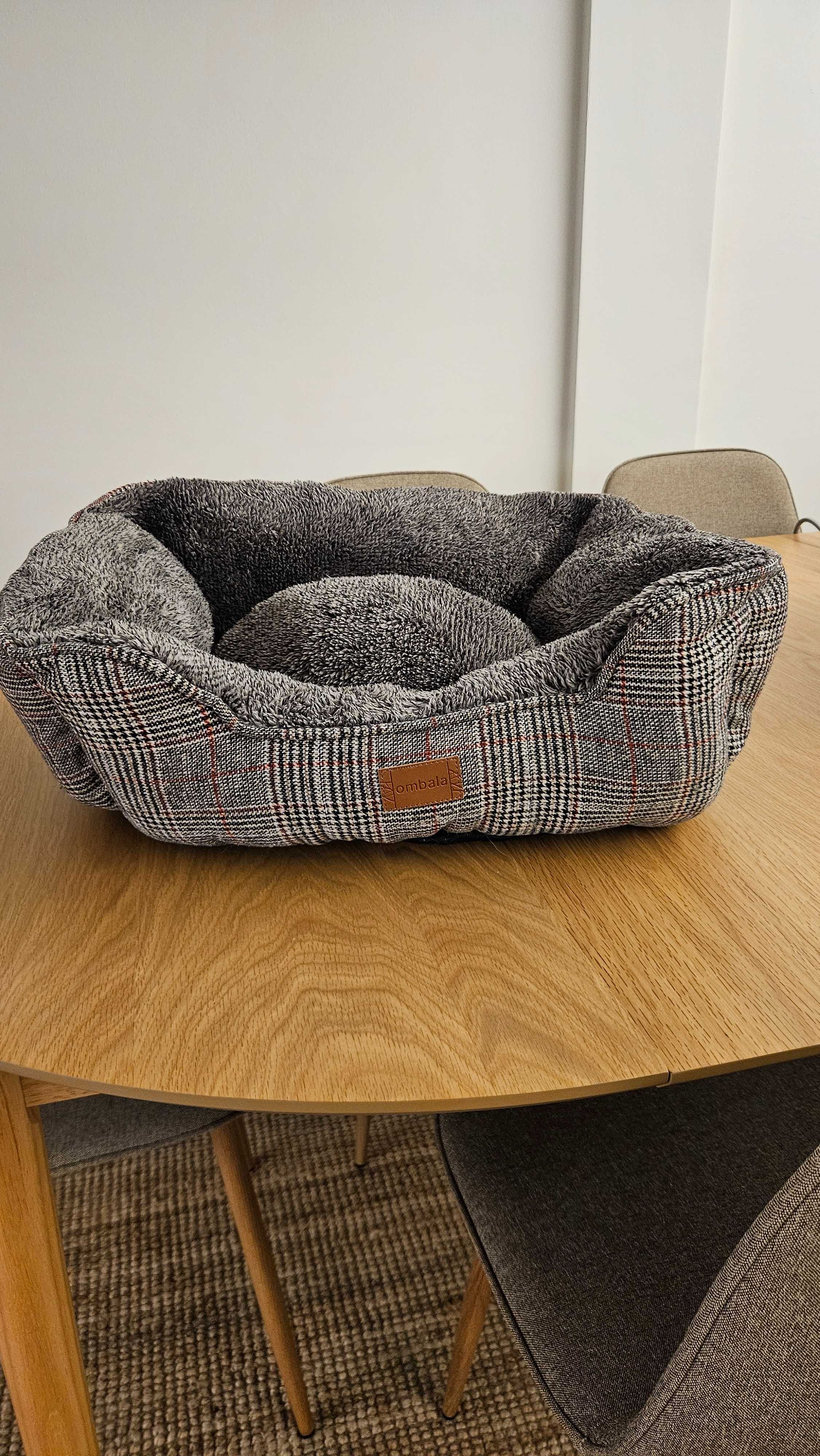 Cama pet cachorro gato + comedouro inox