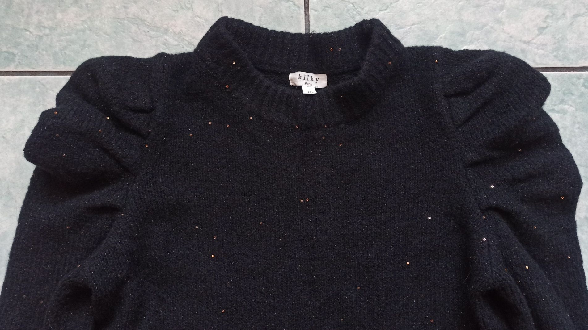 Sweter damski,młodzieżowy długi, tunika sweterkowa.