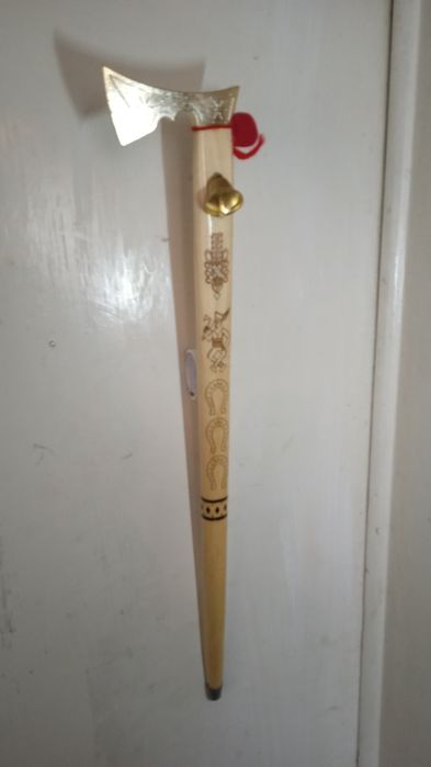 Ciupaga góralska folkowa ludowa z dzwonkiem 50 cm