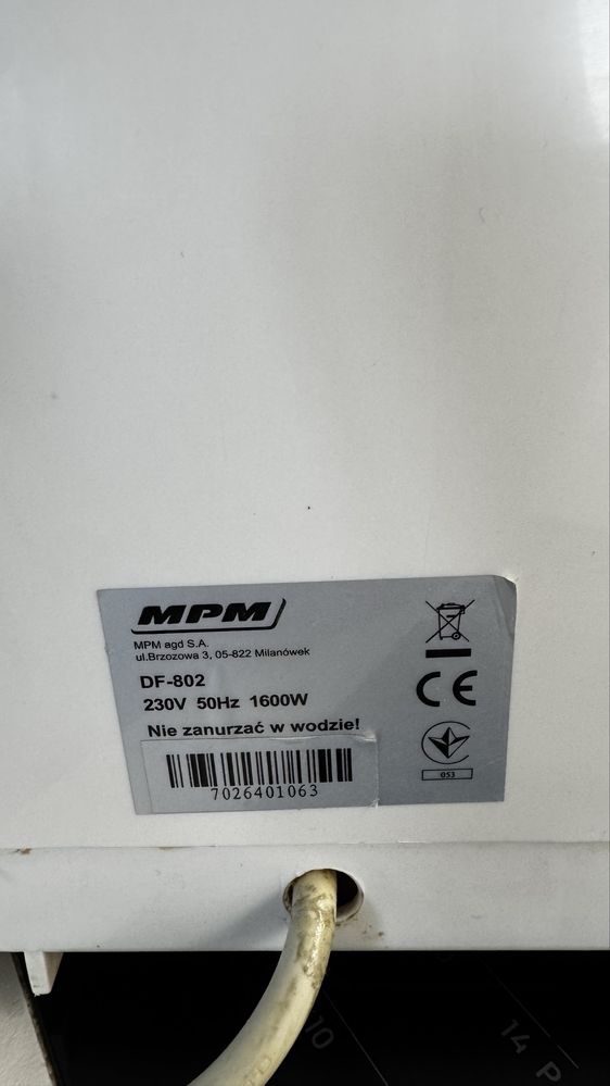 Frytkownica MPM 1600W
