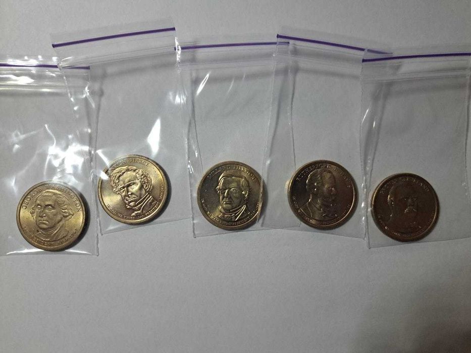 1 долар США Президенти 5 шт.