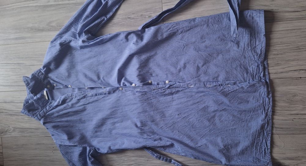 Sukienka bawełna niebieska lato rozm.38