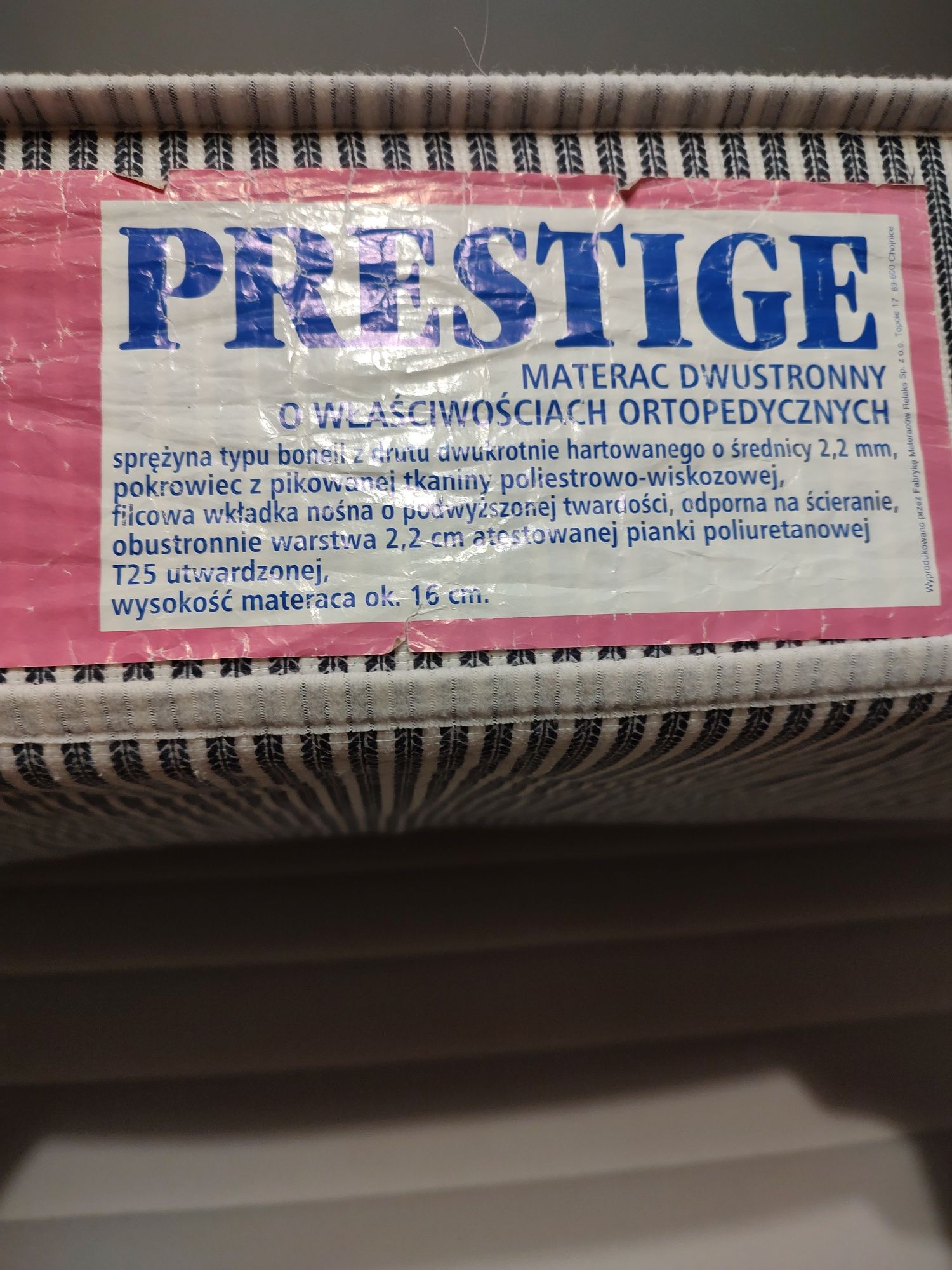 Materac Prestige 160/200
