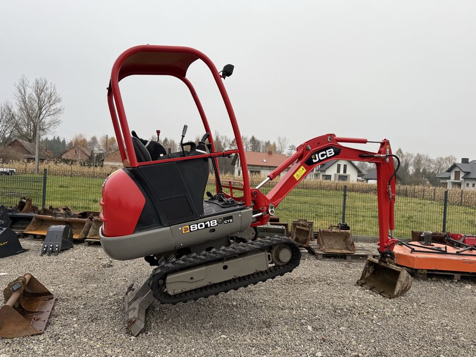 2016 rok 3 łyżki JCB 8018 minikoparka koparka kubota bobcat yanmar