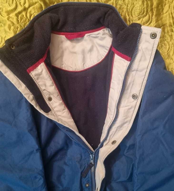 Kurtka męska r. M L XL granatowa górska przeciwdeszczowa