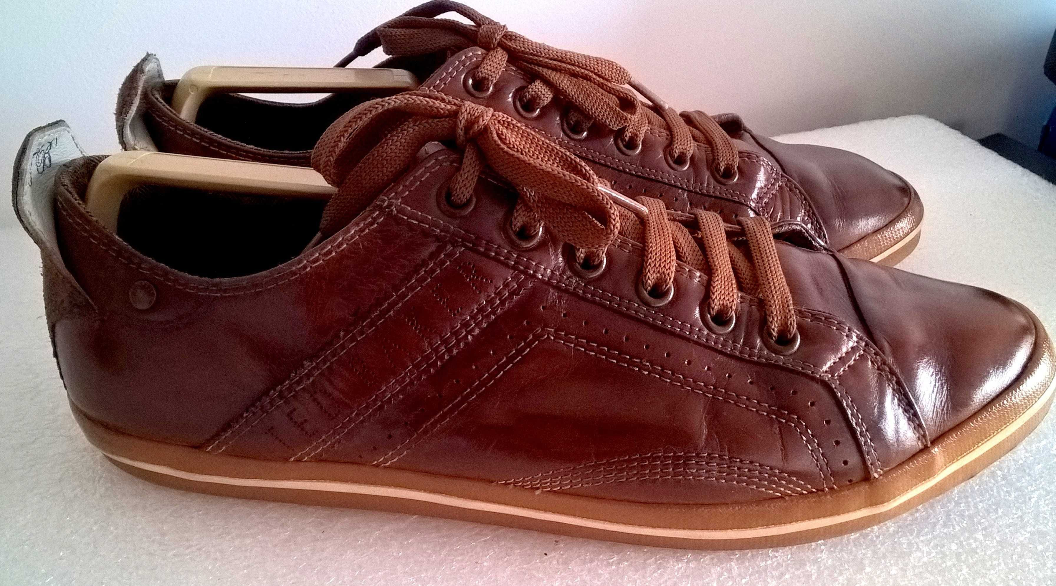 TED BAKER LONDON skórzane casual ecco shoes in ENGLAND  rozmiar 44